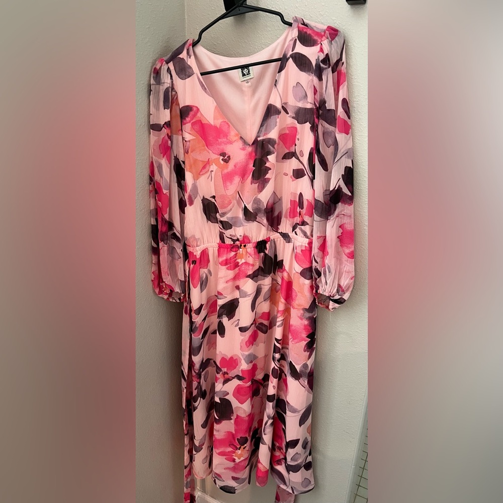 Anne Klein Floral Dress - NWOT - Large